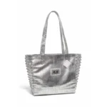 Bolso Cartera Gladys - Plata Crocco
