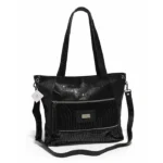 Bolso Cartera Juliana - Negro Brilloso