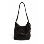 Cartera Santa Barbara - Negro detalles Cebra